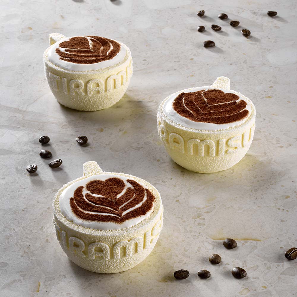 Single-serving portion silicone mould - Tiramisù PX43143