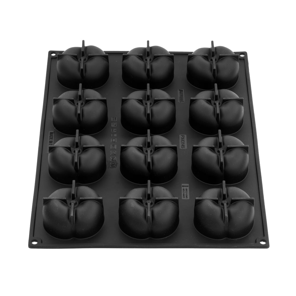 Single-serving portion silicone mould - Flat peach PX43145