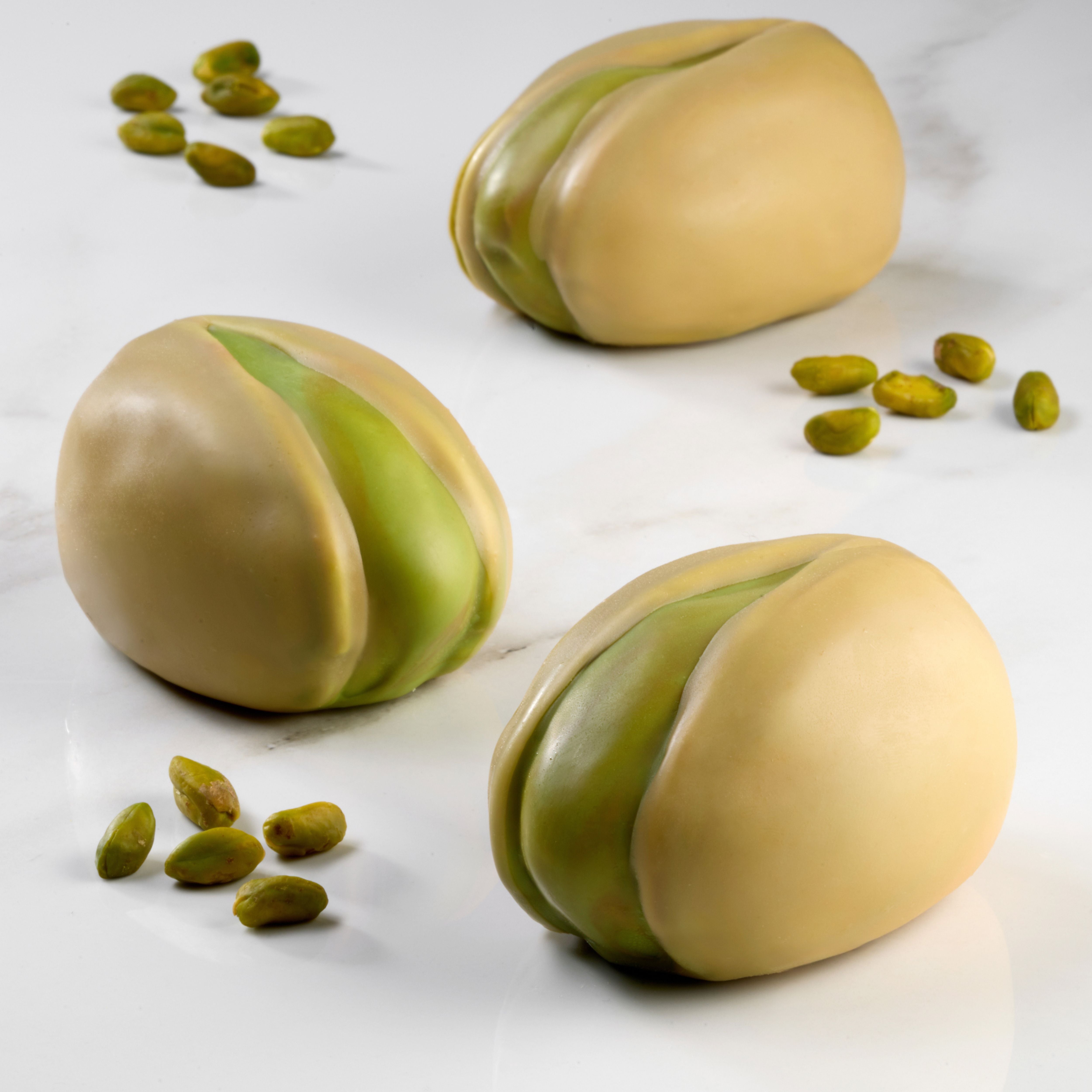 PX43135 Pistachio stampo in silicone per monoporzioni pistacchio