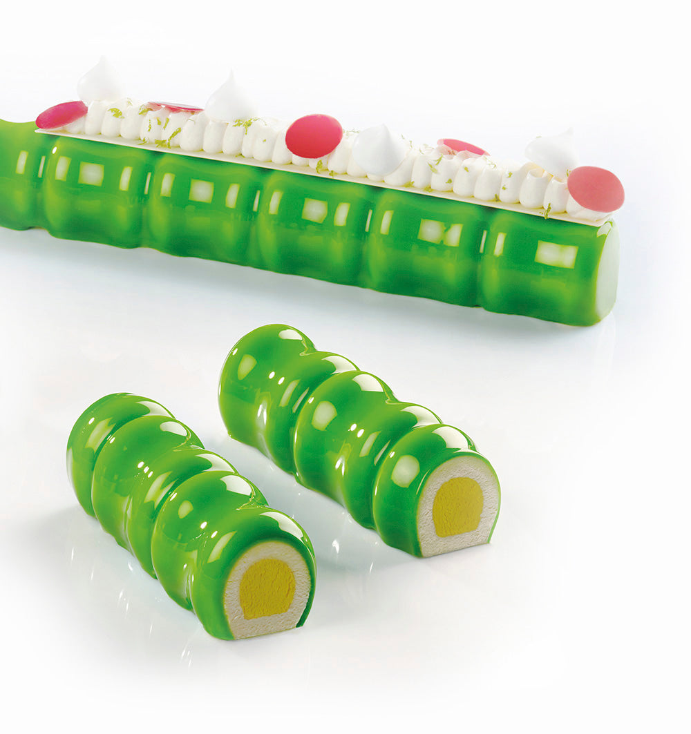 Set Di 12 Tagliabiscotti Primaverili Pavonidea SPRINGCOOKIES – In Plastica, Misure 70x70x20 Mm, Colori Verde E Arancio - 2