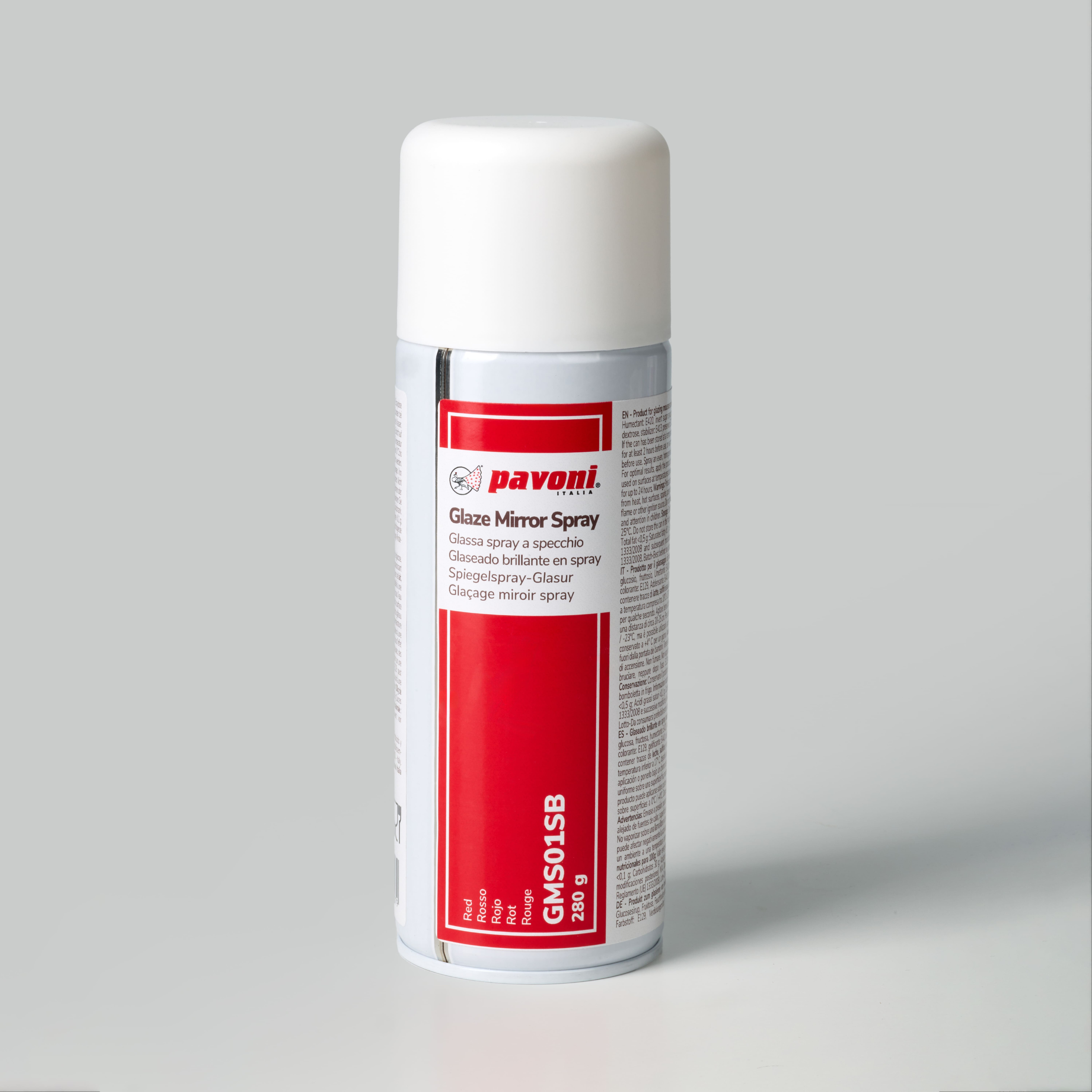 Spray glassa lucida 280 g - GMS01SB rosso