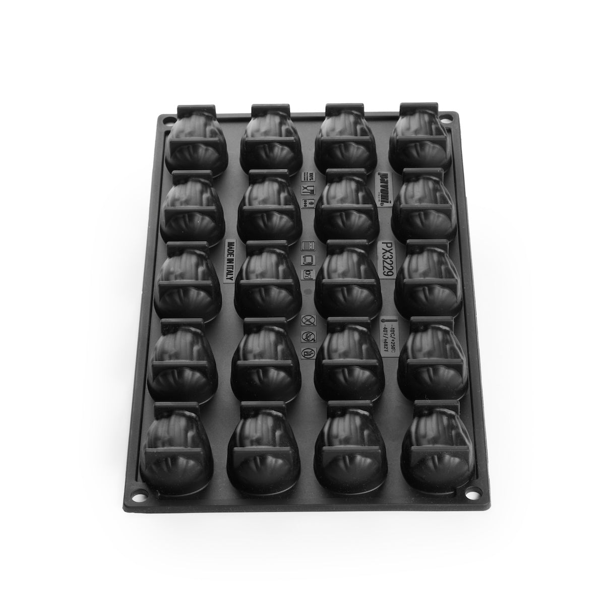 PX3229 Almond stampo in silicone per miniporzioni mandorla