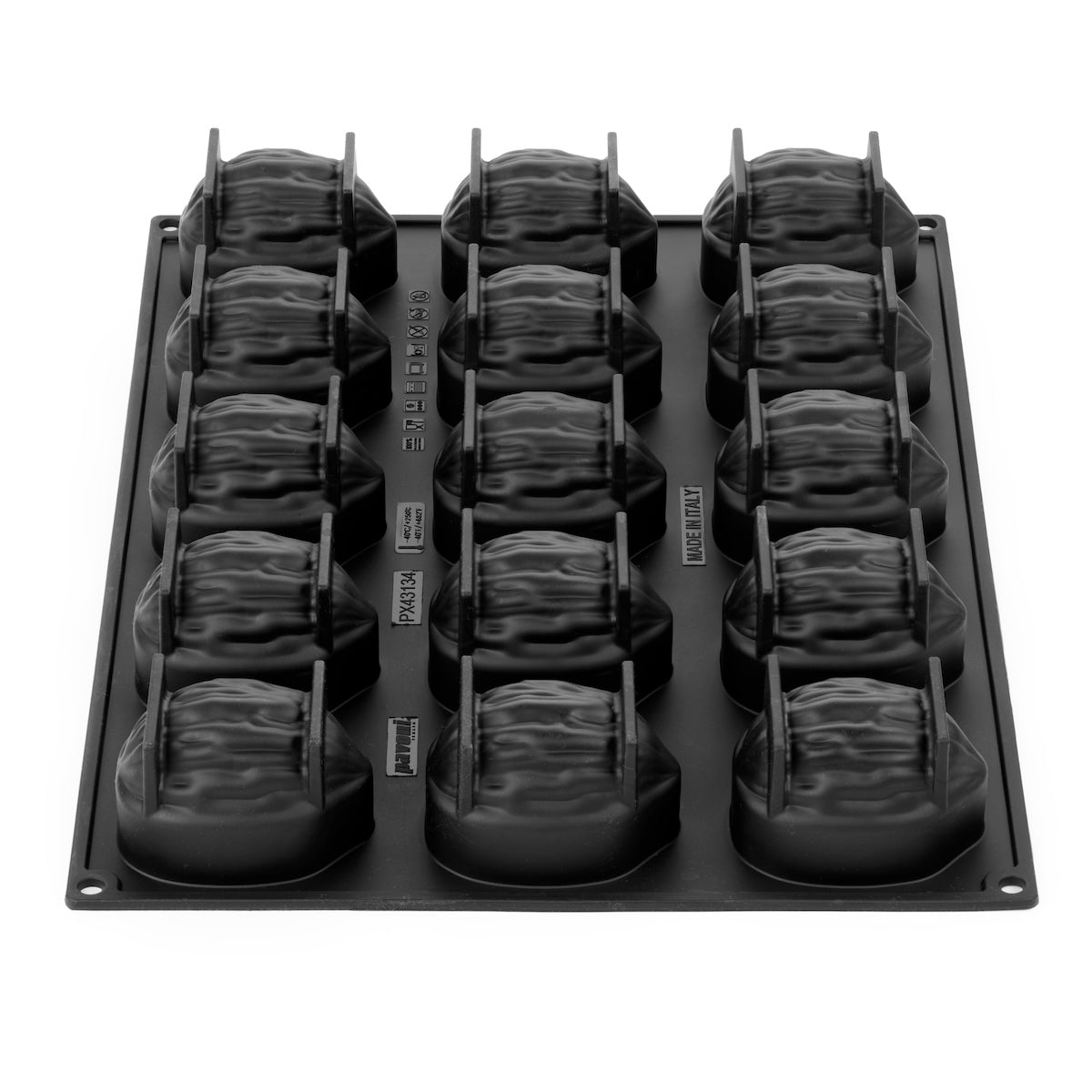Single-serving portion nut-shaped silicone mould - Nutshell PX43134