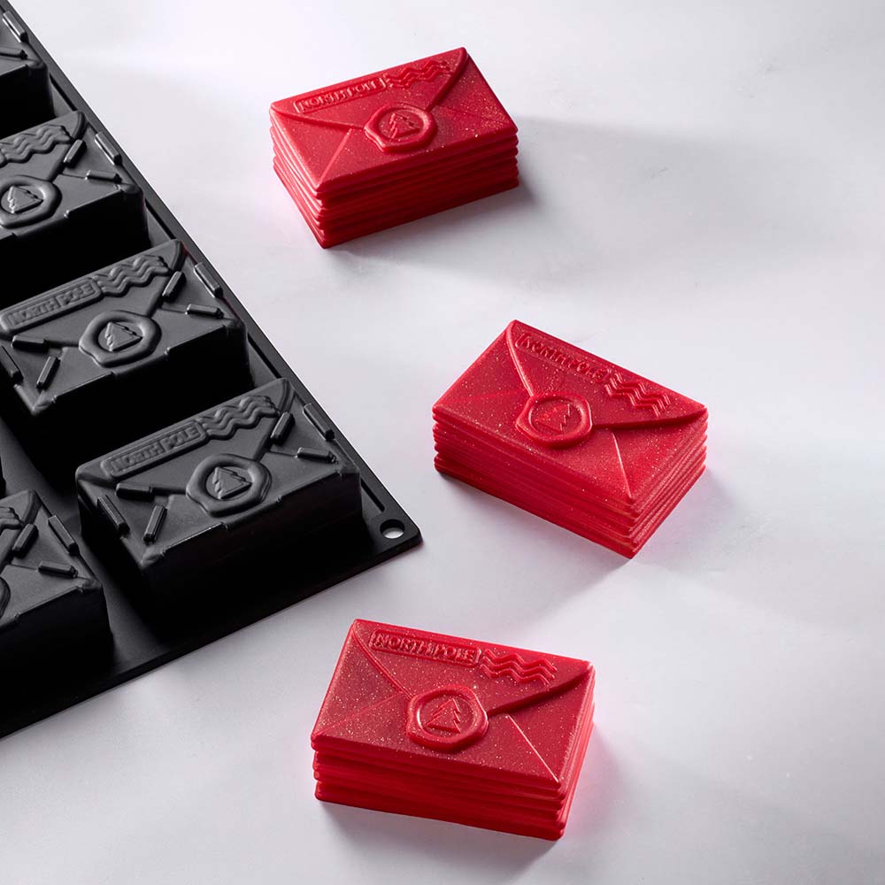 Stampo in silicone monoporzioni lettere - North Pole PX43139