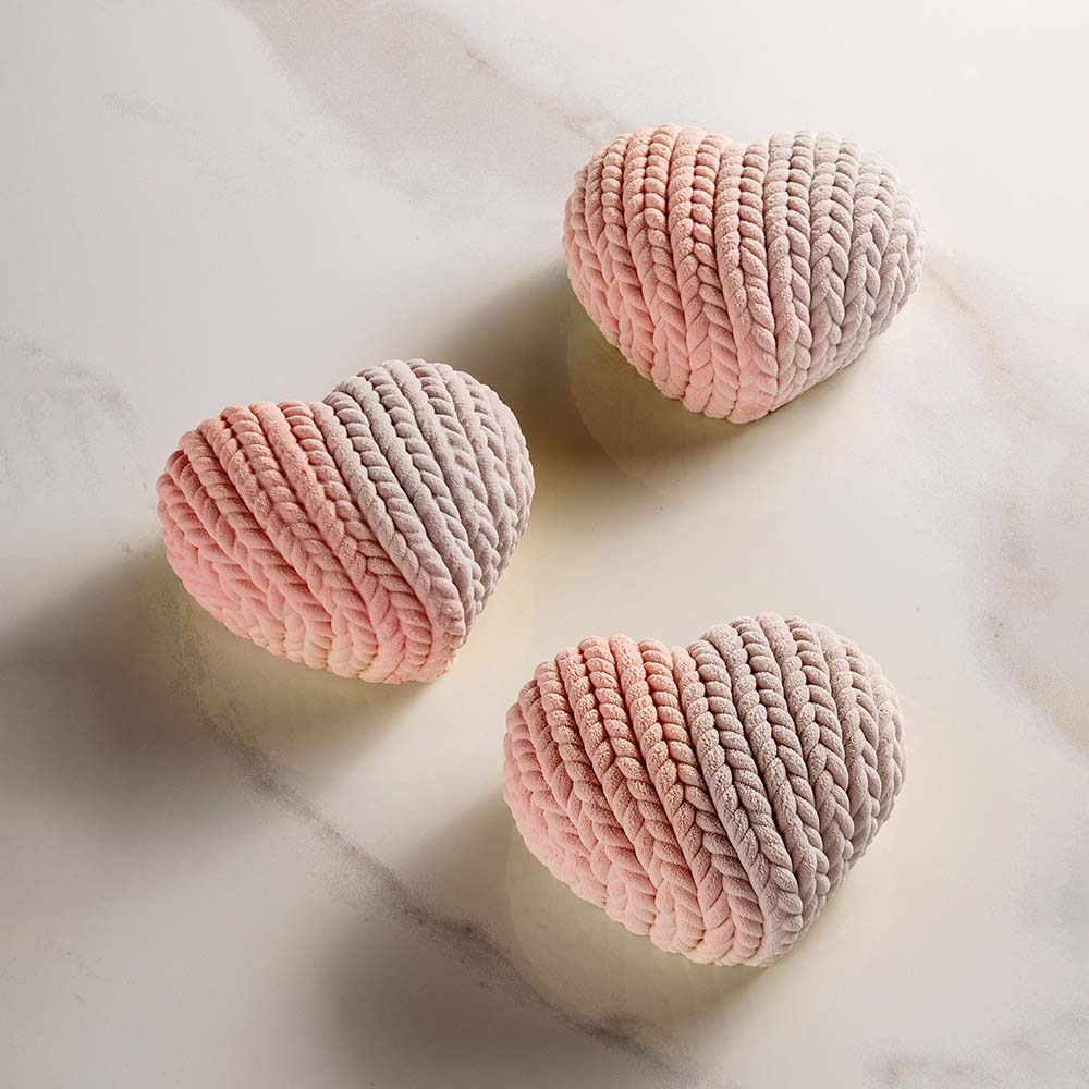 Stampo in silicone monoporzioni cuore tricot - Tricot PX43142
