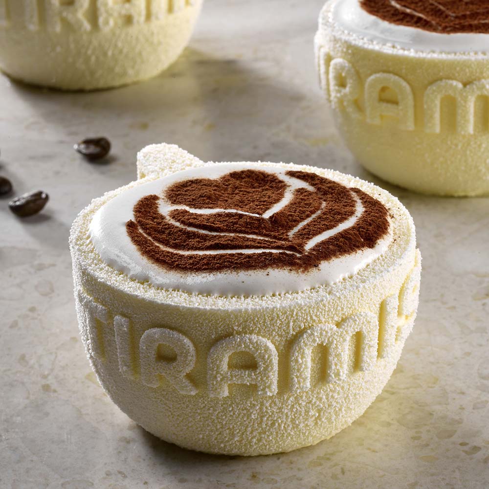 Stampo in silicone monoporzioni tazza tiramisù - Tiramisù PX43143