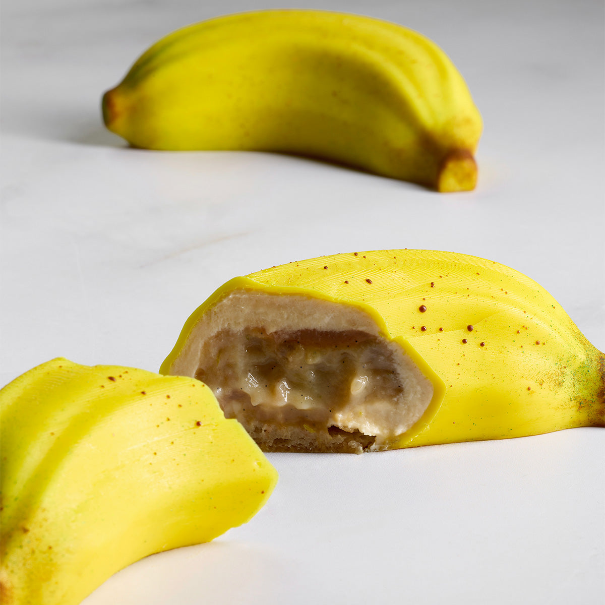 Single-serving portion silicone mould - Banana PX43144