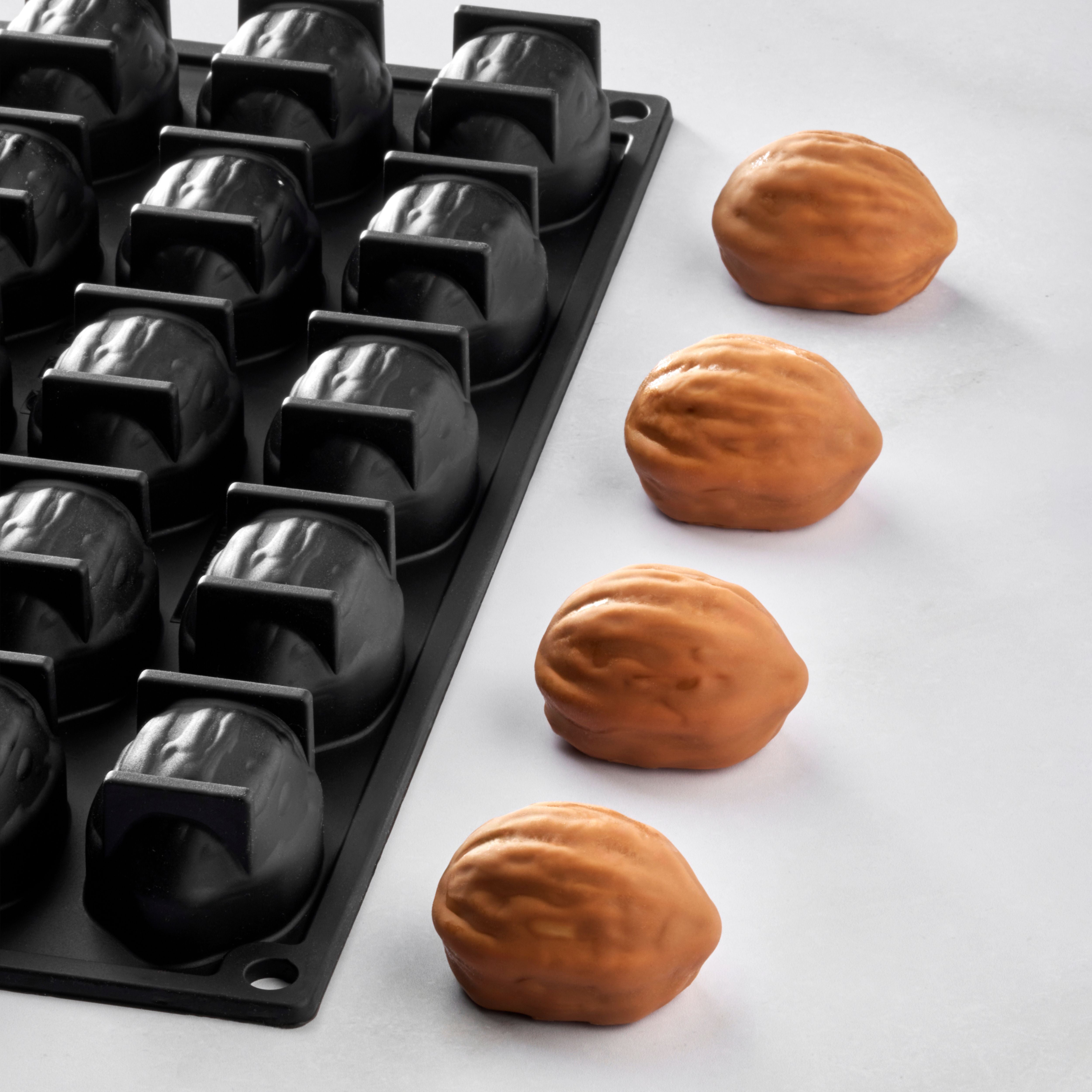 PX3232 Nutshell stampo in silicone per miniporzioni noce