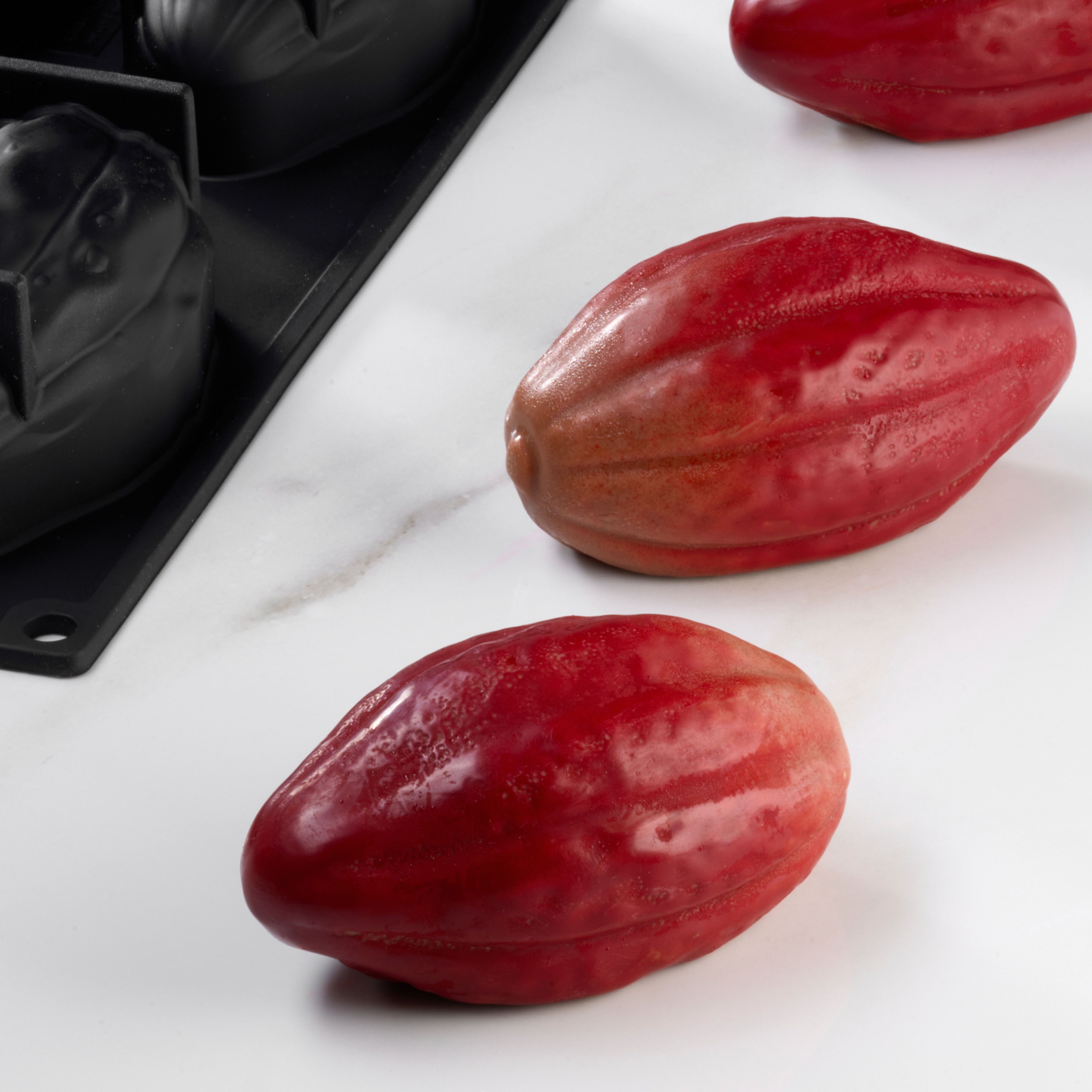 PX43136 Cabosse stampo in silicone per monoporzioni frutto cacao