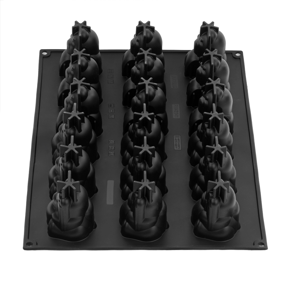 Single-serving portion silicone mould - Teddy Love PX43141