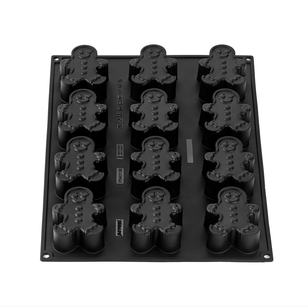 Stampo in silicone monoporzioni omino pan di zenzero - Gingerman PX43138